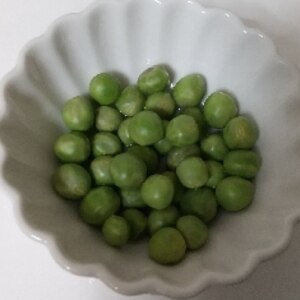 おつまみに★グリーンピースの塩茹で